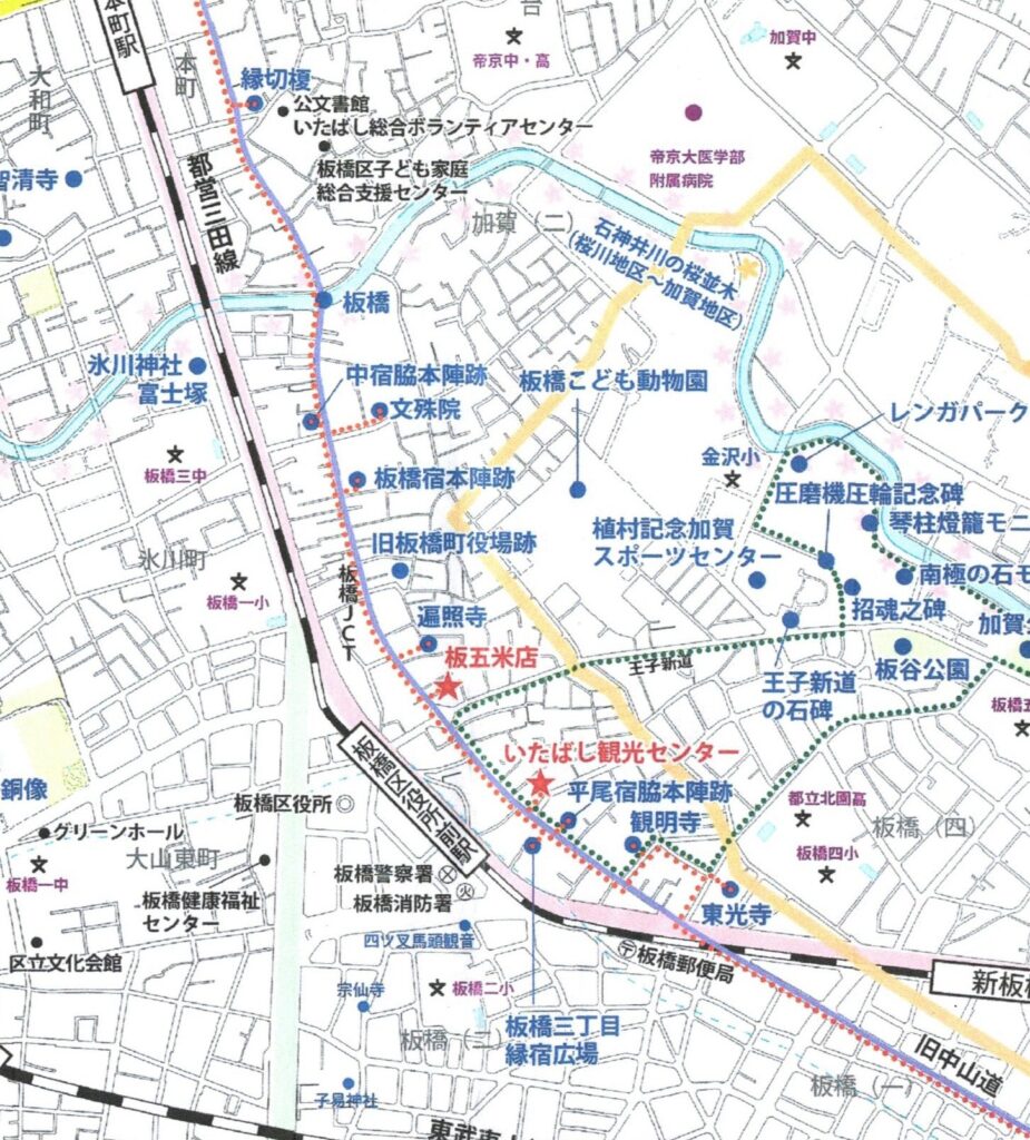 旧中山道板橋宿