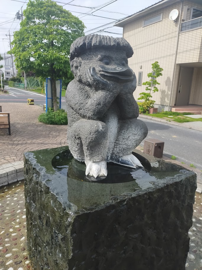 カッパ像「待太郎」