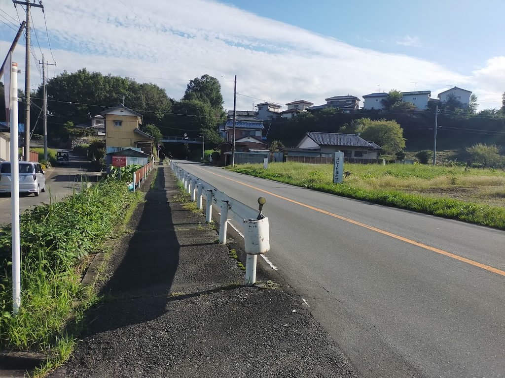 根古屋線跡の道路